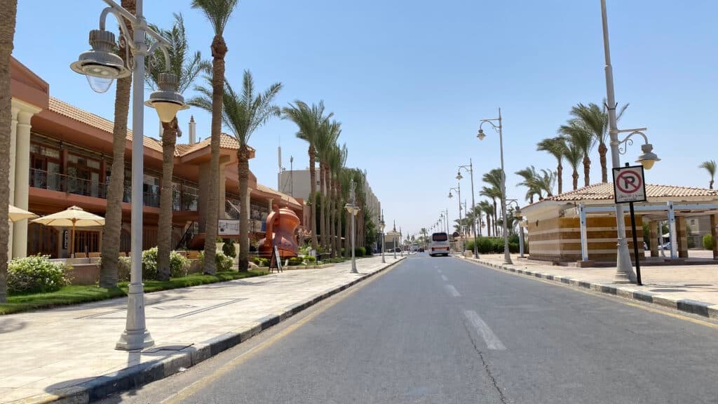 Promenada El Mamsha în Hurghada